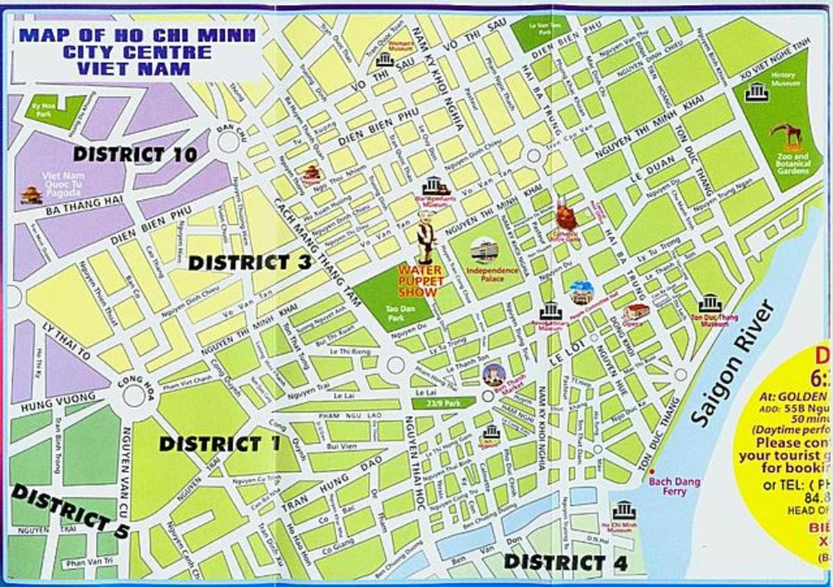 Ho chi minh şehir merkezi Haritayı göster