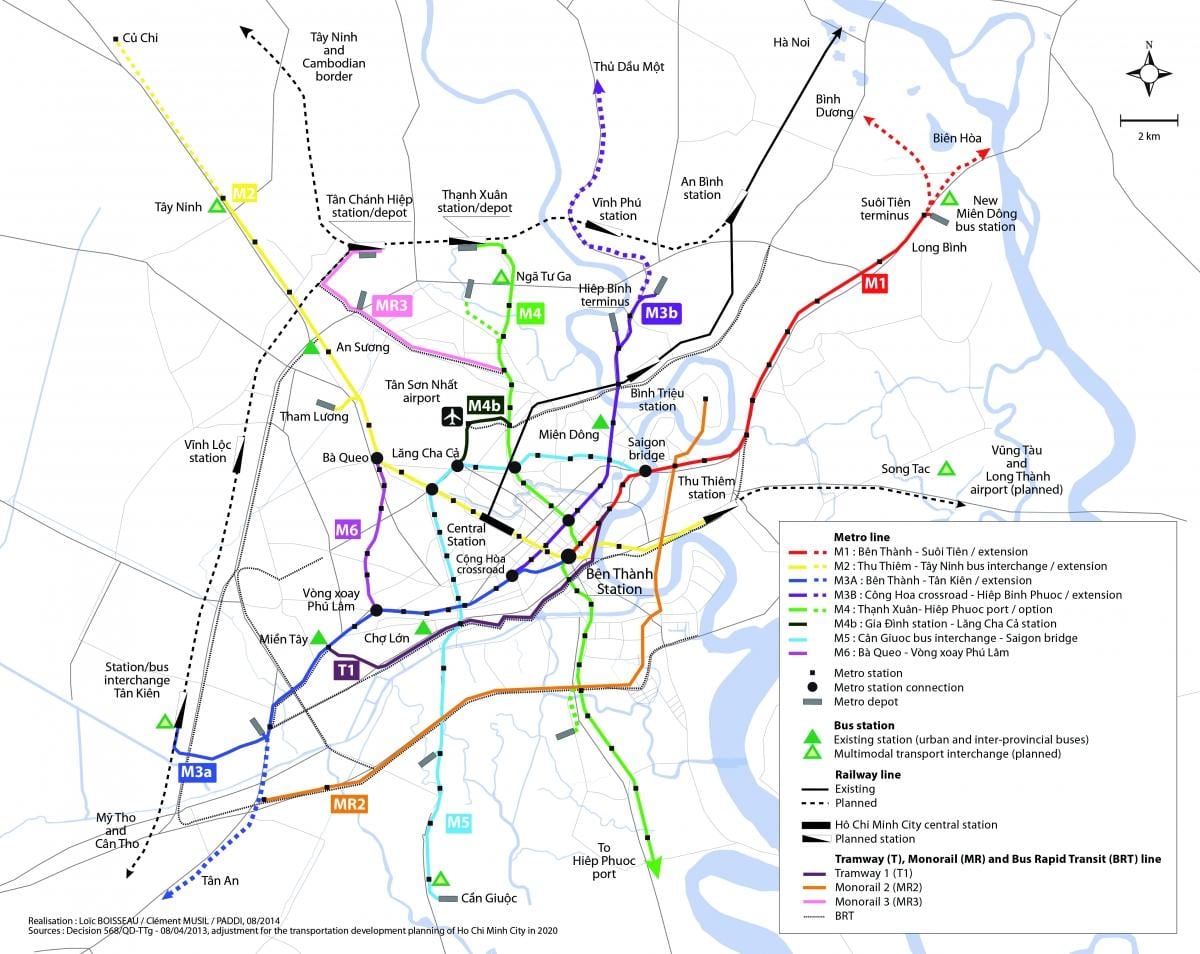 ho chi minh city metro haritası