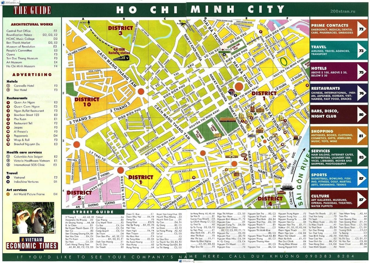 ho chi minh vietnam haritası