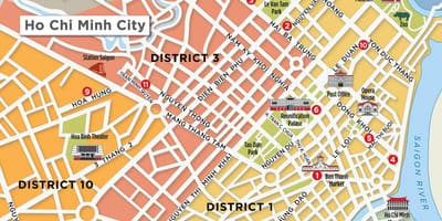 1 ilçe saigon haritası 