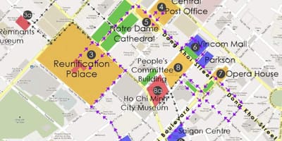 Ho chi minh city yürüyüş turu göster